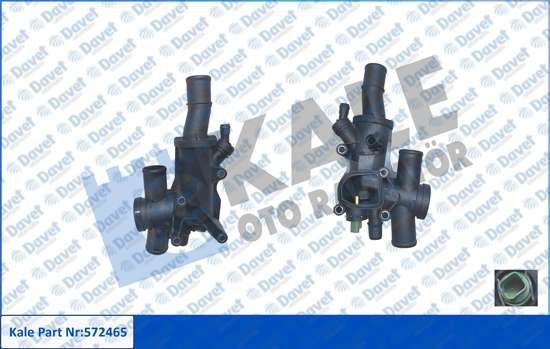 KALE 572465 Termostat 83°C Citroen C4 I C4 Grand Picasso C5 Ii Iii C8 Jumpy Ford C-Max Focus C-Max Focus Ii Galaxy Ii Kuga I Mondeo Iv S-Max Peugeot P307 P307 Cc P307 Sw P308 I P 308 Sw I Fiat Scudo Ulysse